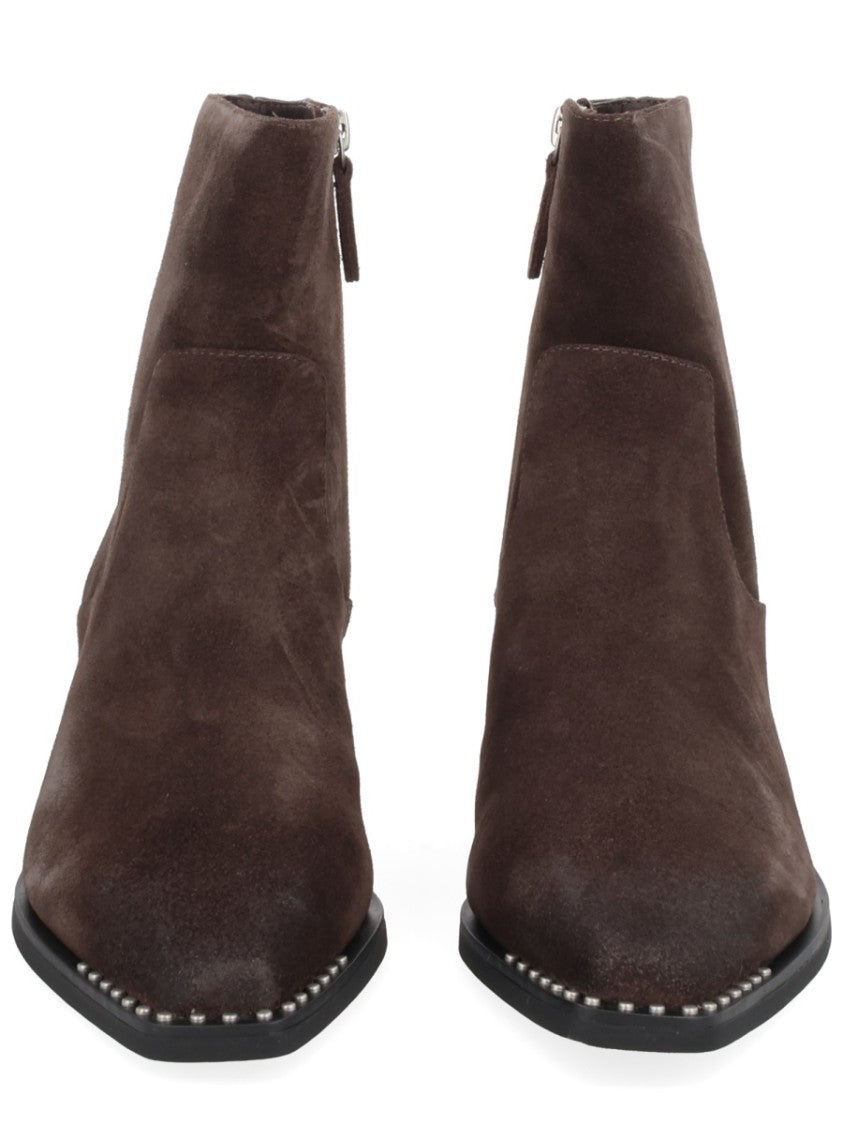 Ash Hasley Pointed Toe Studded Boots