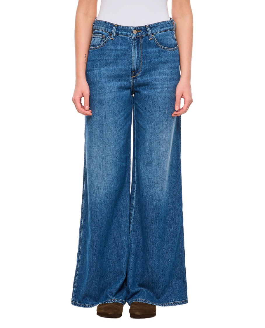 3X1 Wide-Leg 5-Pocket Denim Jeans