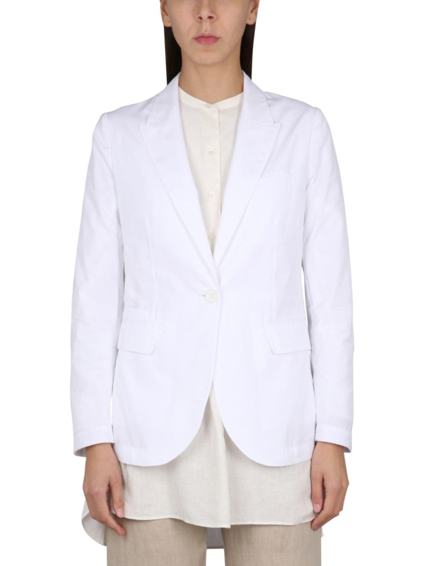 Aspesi V-Neck Jacket With Tailored Silhouette