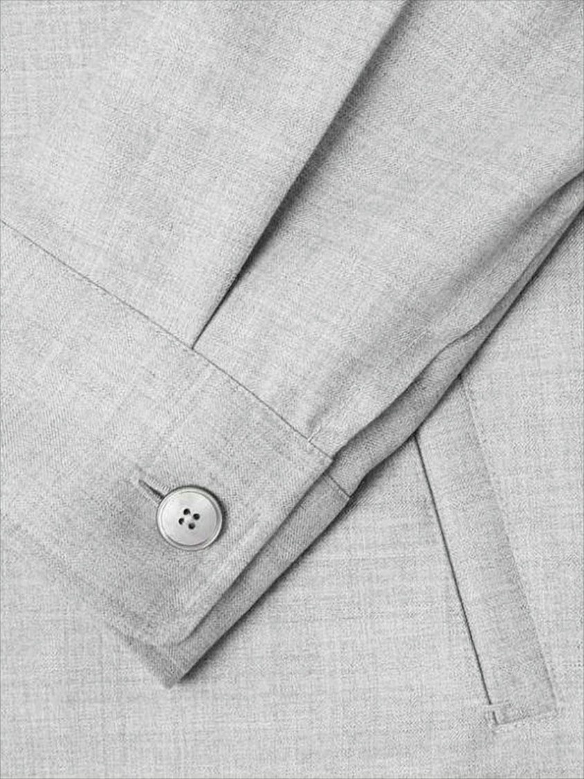 Ermenegildo Zegna Minimalist Light Grey Jacket