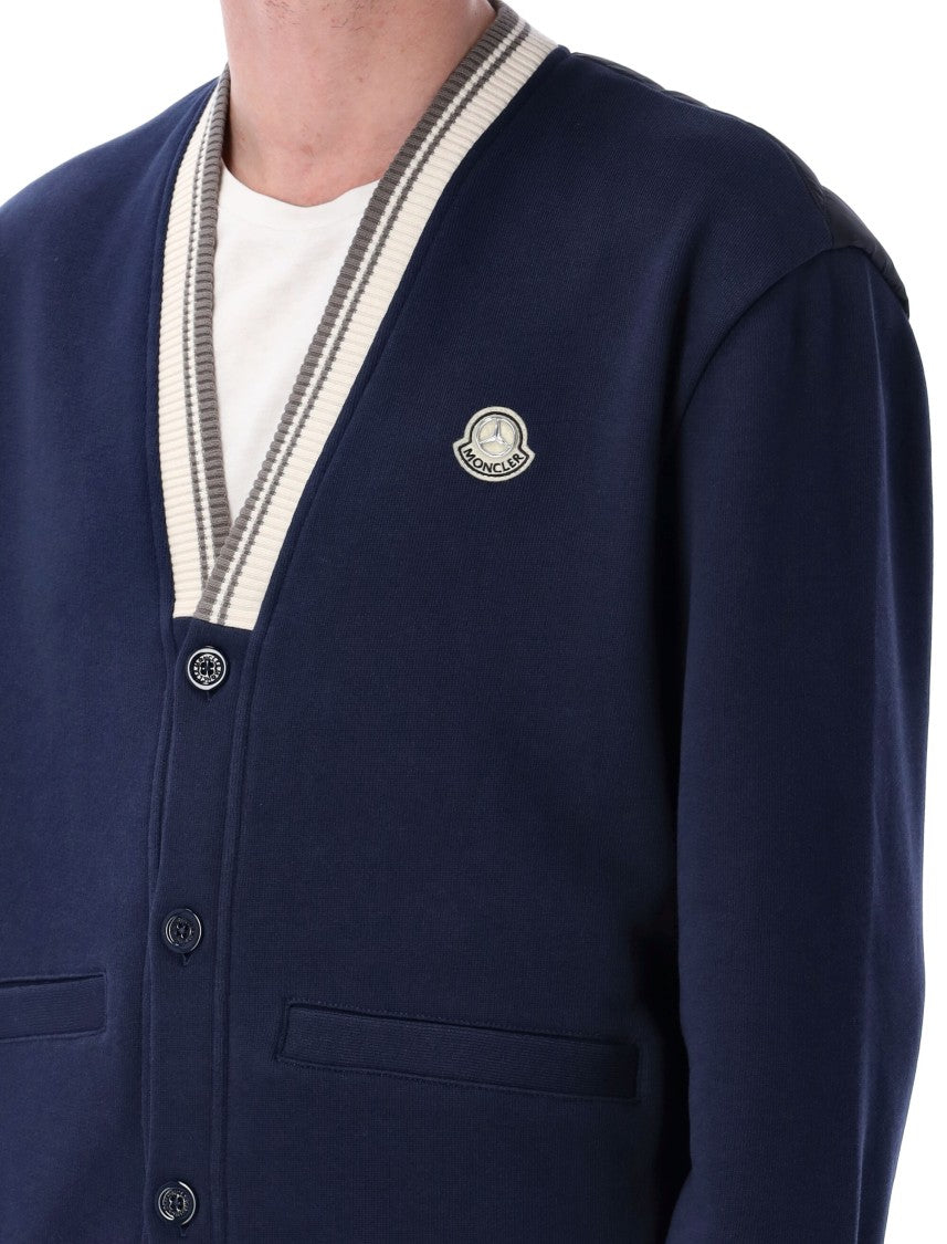 Moncler Genius Padded Cotton Sweatshirt With V-Neck