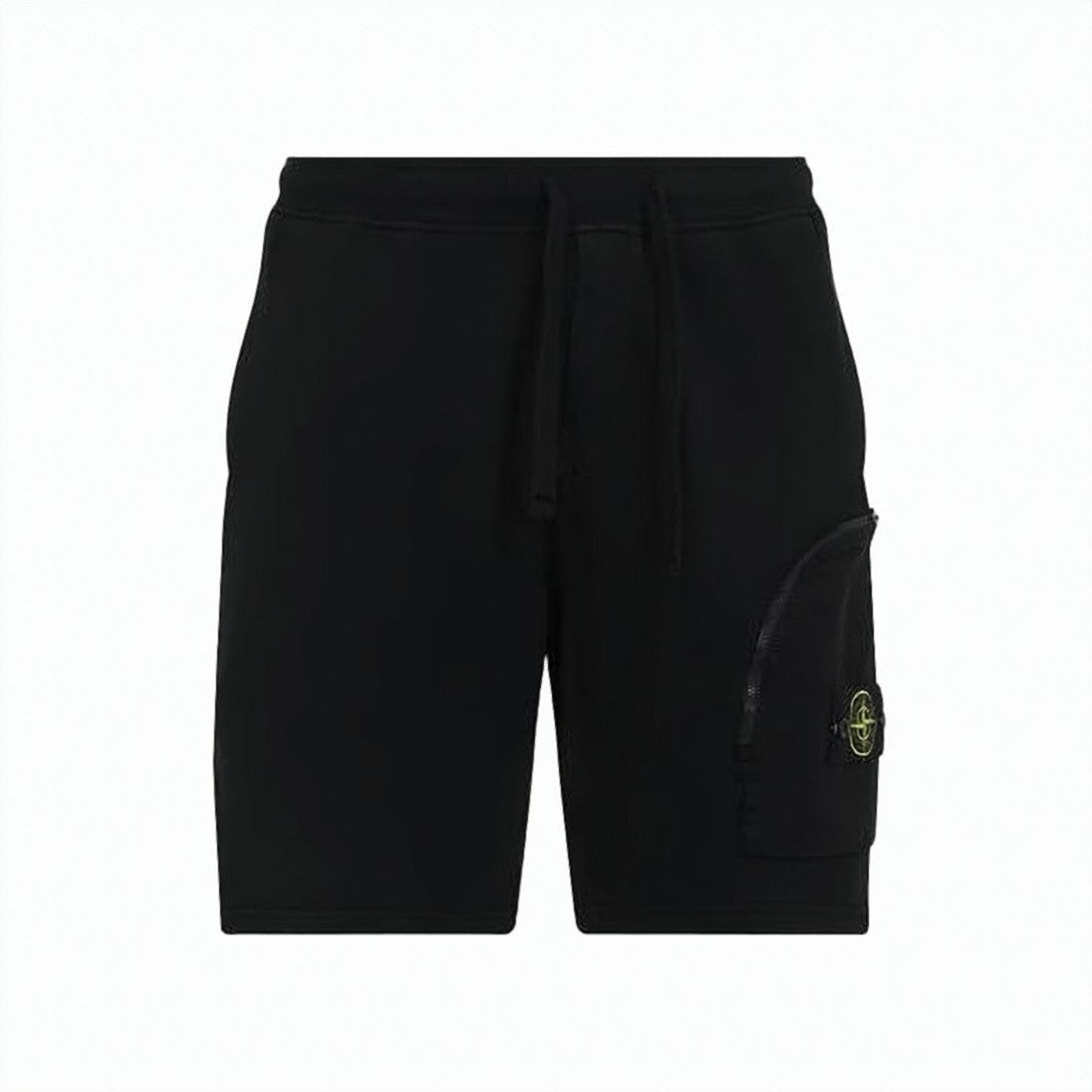 Stone Island Minimalist Black Cargo Shorts