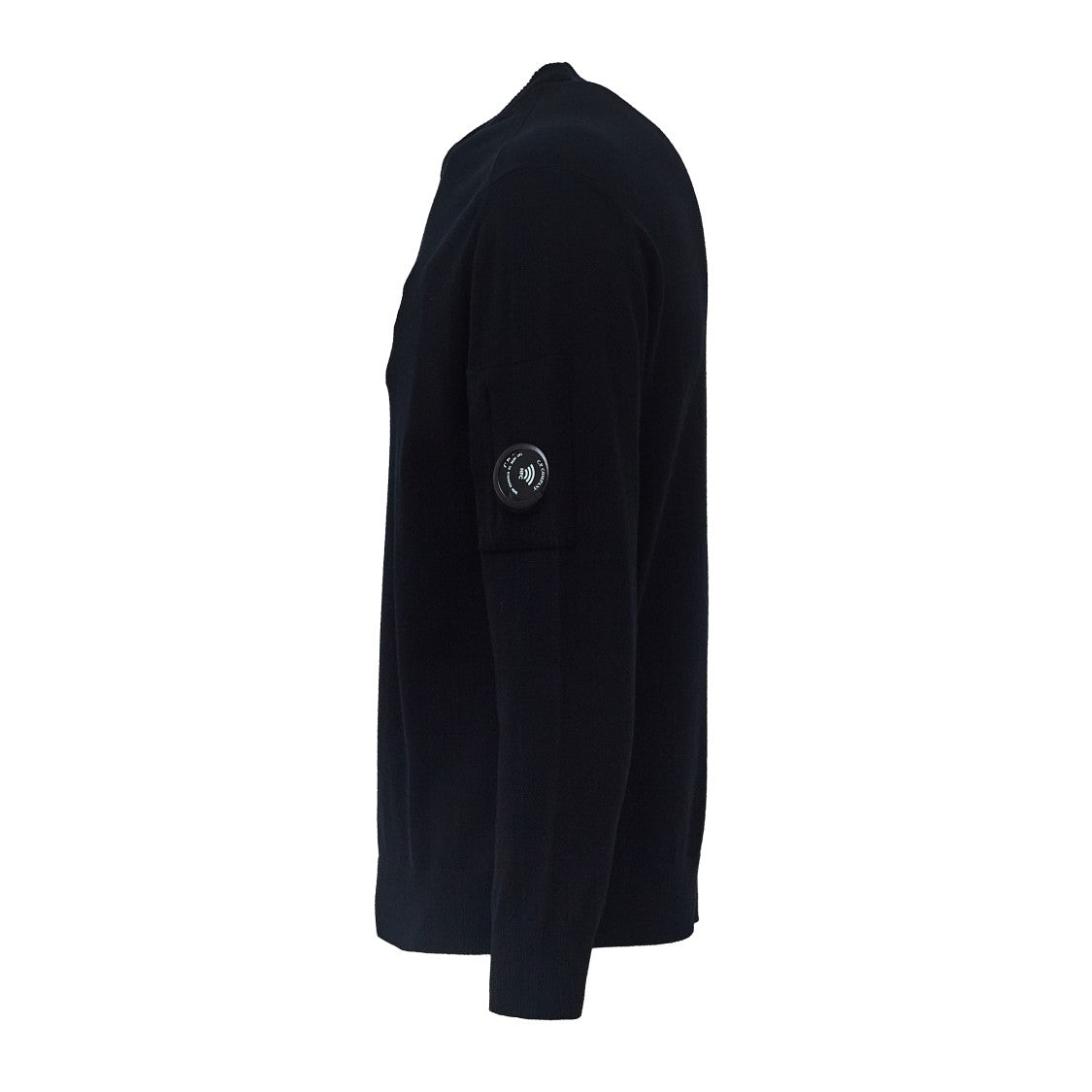 C.P. Company Extrafine Merino Wool Lens Crewneck Sweater