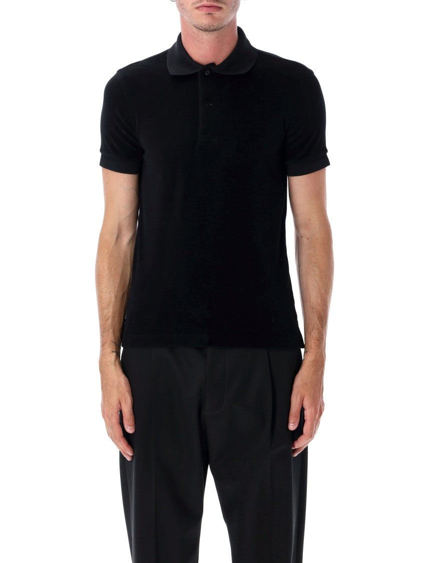 Tom Ford Cotton-Blend Towelling Polo