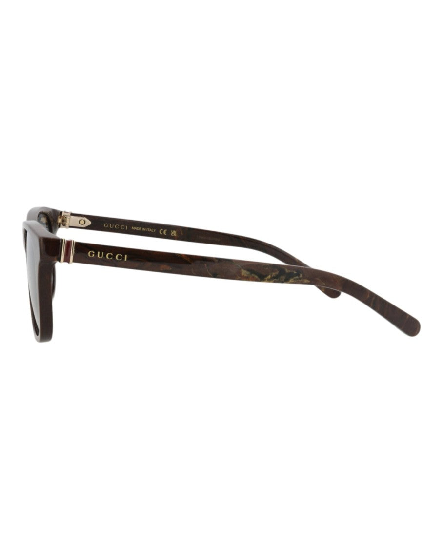 Gucci Square-Frame Recycled Acetate Sunglasses