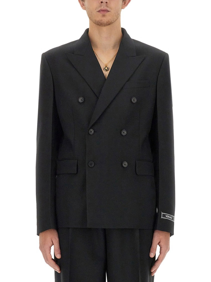 Versace Double-Breasted Blazer