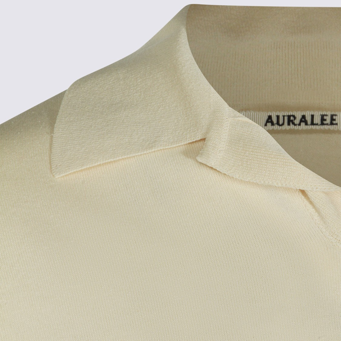 Auralee Short-Sleeved Polo Shirt With Classic Collar