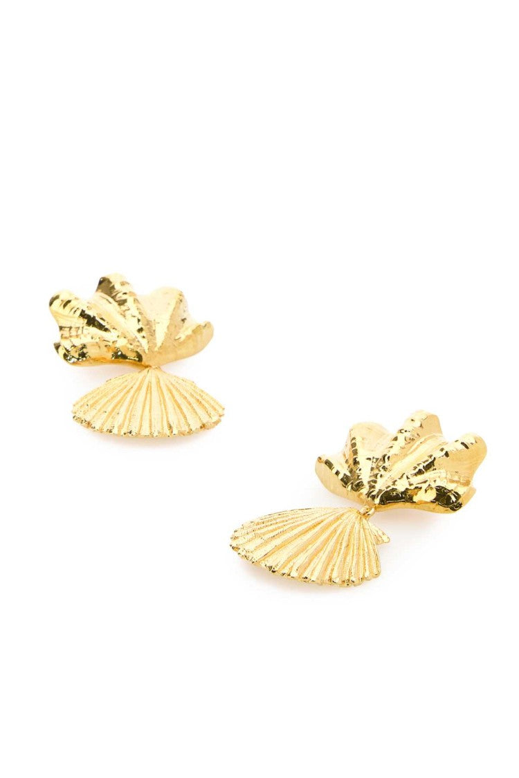 Chloé Gold Metal Earrings