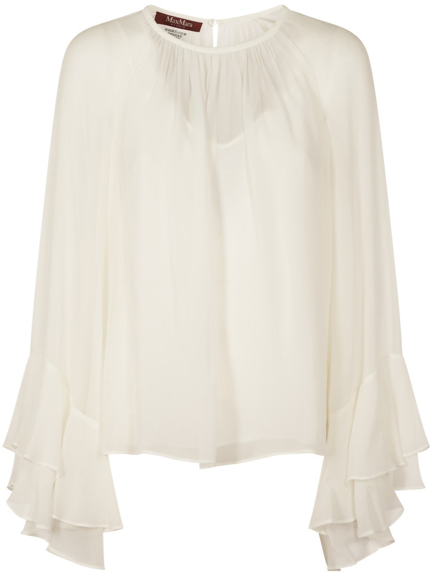 Max Mara Flowing White Cami Top