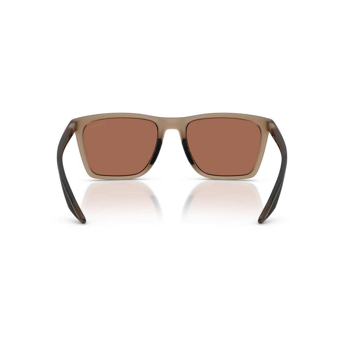 Prada Linea Rossa 0Ps B08s Translucent Brown Rectangular Frame Sunglasses