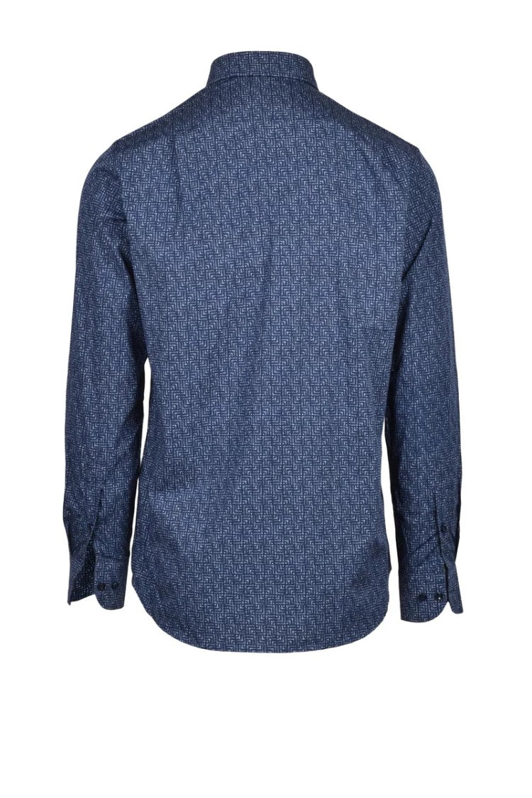Paul & Shark Tailored Long-Sleeve Shirt With Pattern