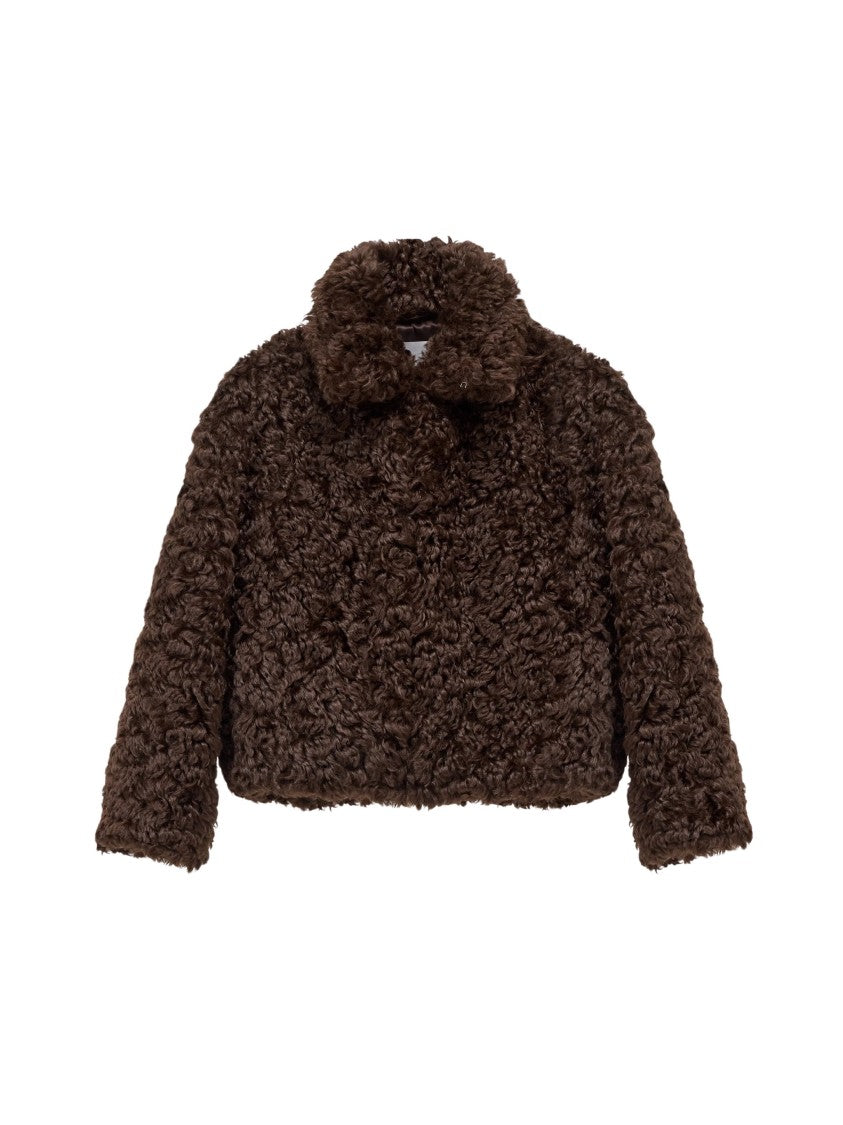 Closed Curly Faux Fur Relaxed Jacket