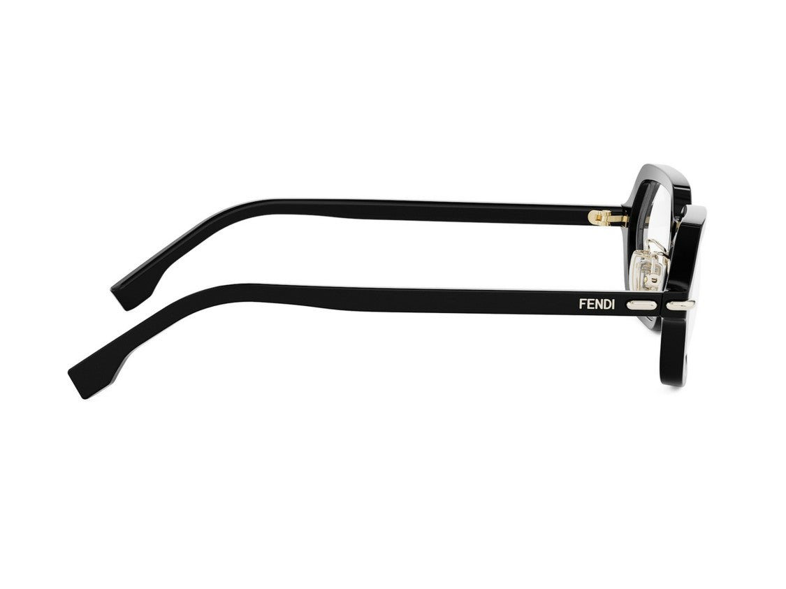 Fendi Fe50125f Bold Geometric Hexagonal Eyewear