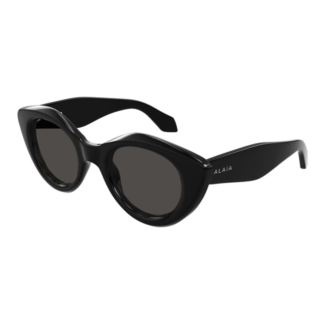 Azzedine Alaïa Aa0091s Cat-Eye Sunglasses In Glossy Black Recycled Acetate