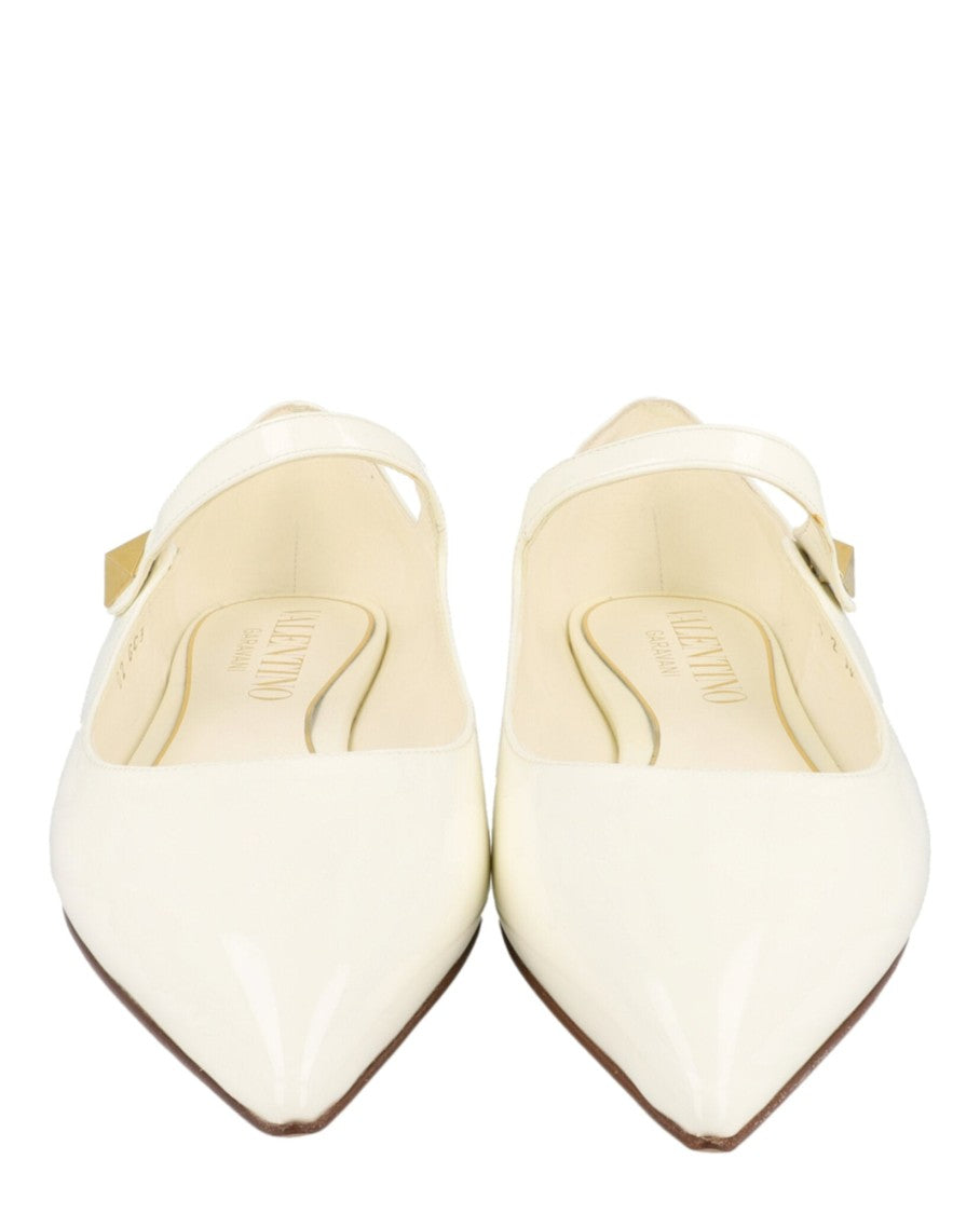 Valentino Tiptoe Patent Leather Ballet Flats