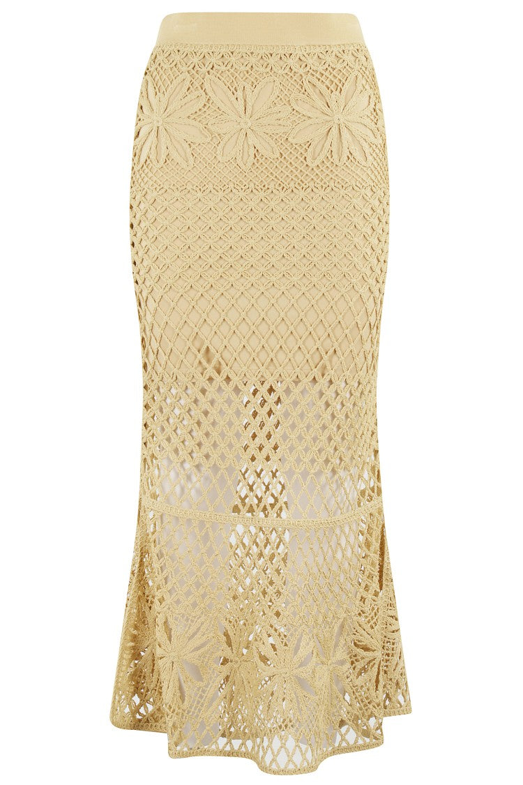 Pinko Crispo Fantsy Net Skirt