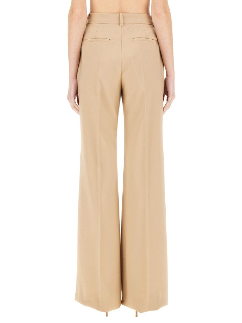 Sportmax High-Waisted Wide-Leg Pants With Clean Front Design