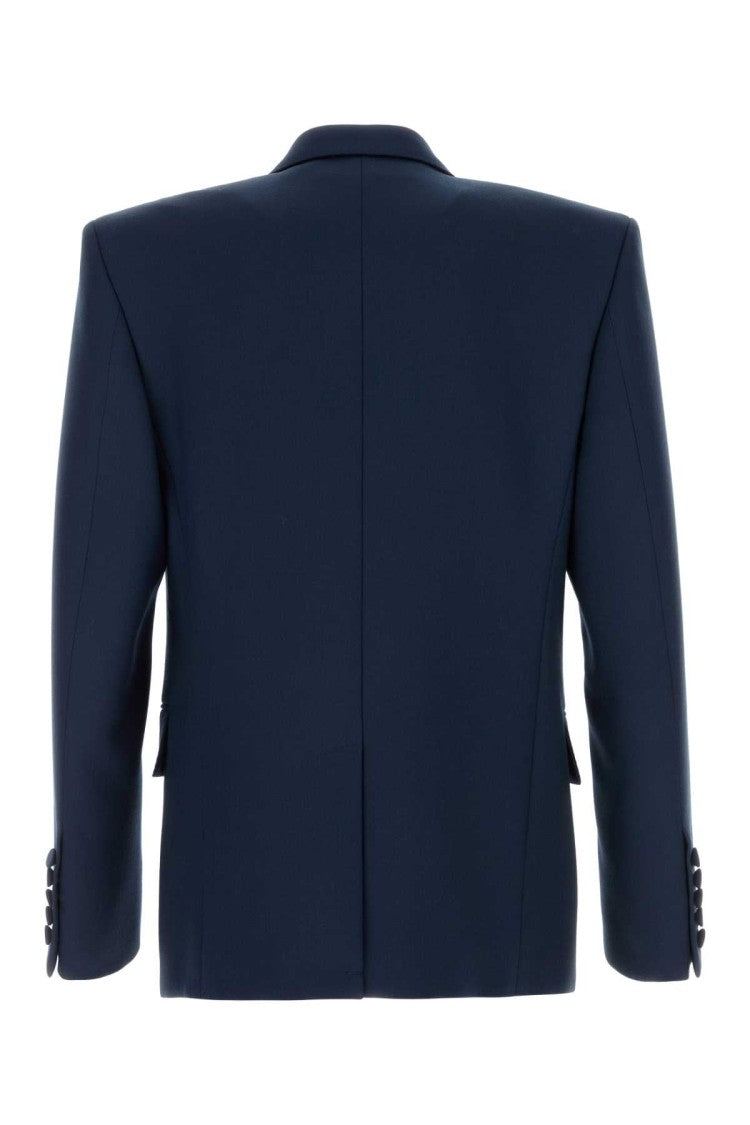 Valentino Garavani Navy Blue Wool Blazer