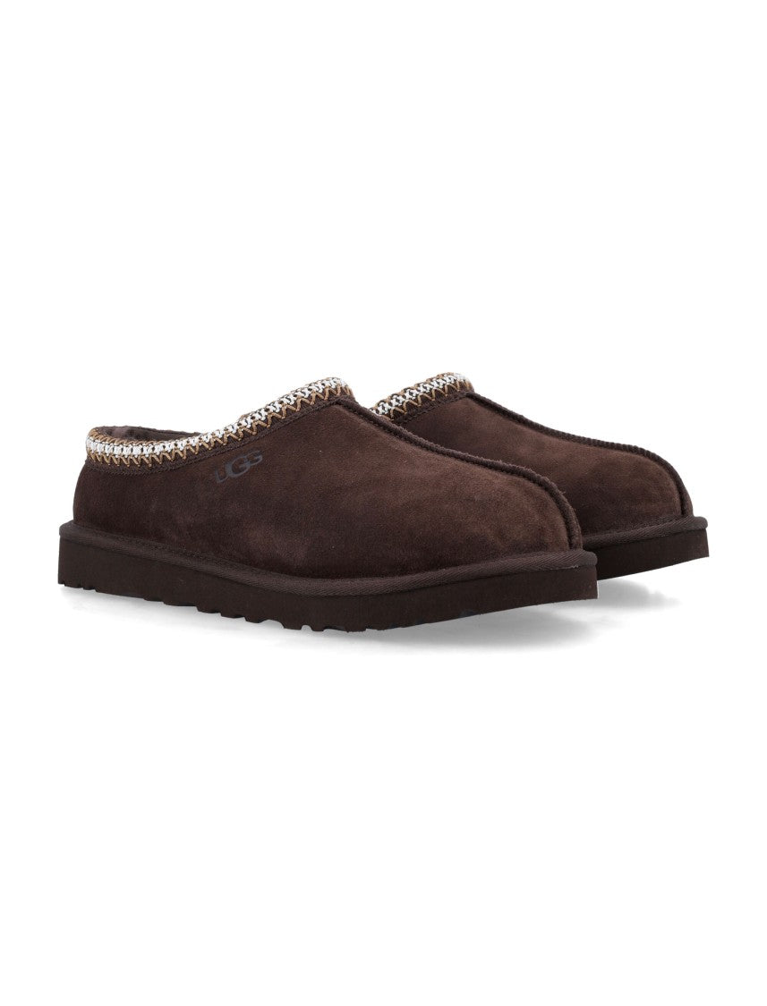 Ugg Tasman Slip On Suede Shearling Mules