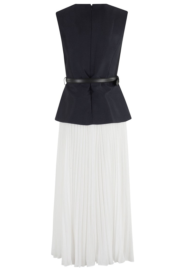 Self-Portrait Taffeta Midi Dress