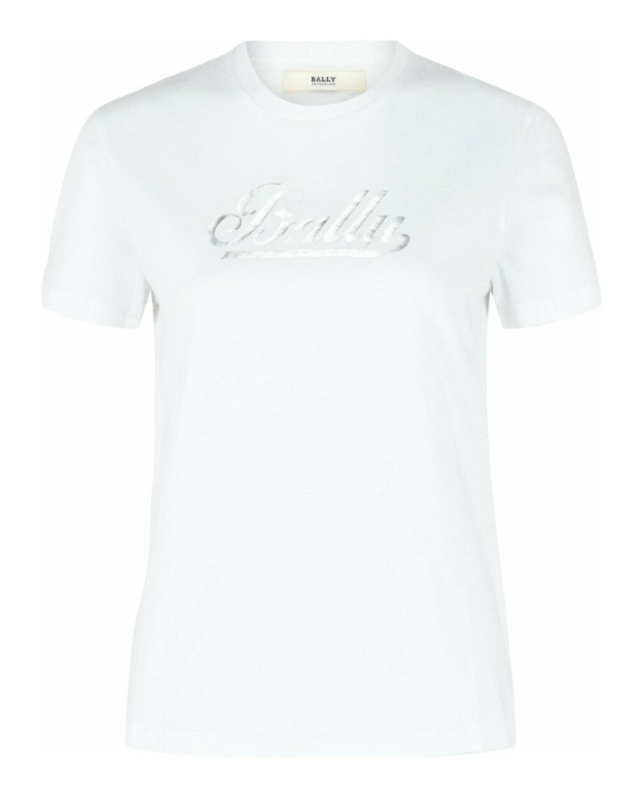 Bally Metallic Logo Print T-Shirt