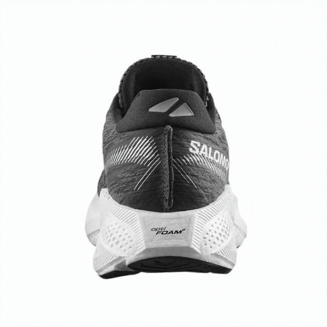 Salomon Textured Black Textile Sneakers With Sculpted Rubber Sole