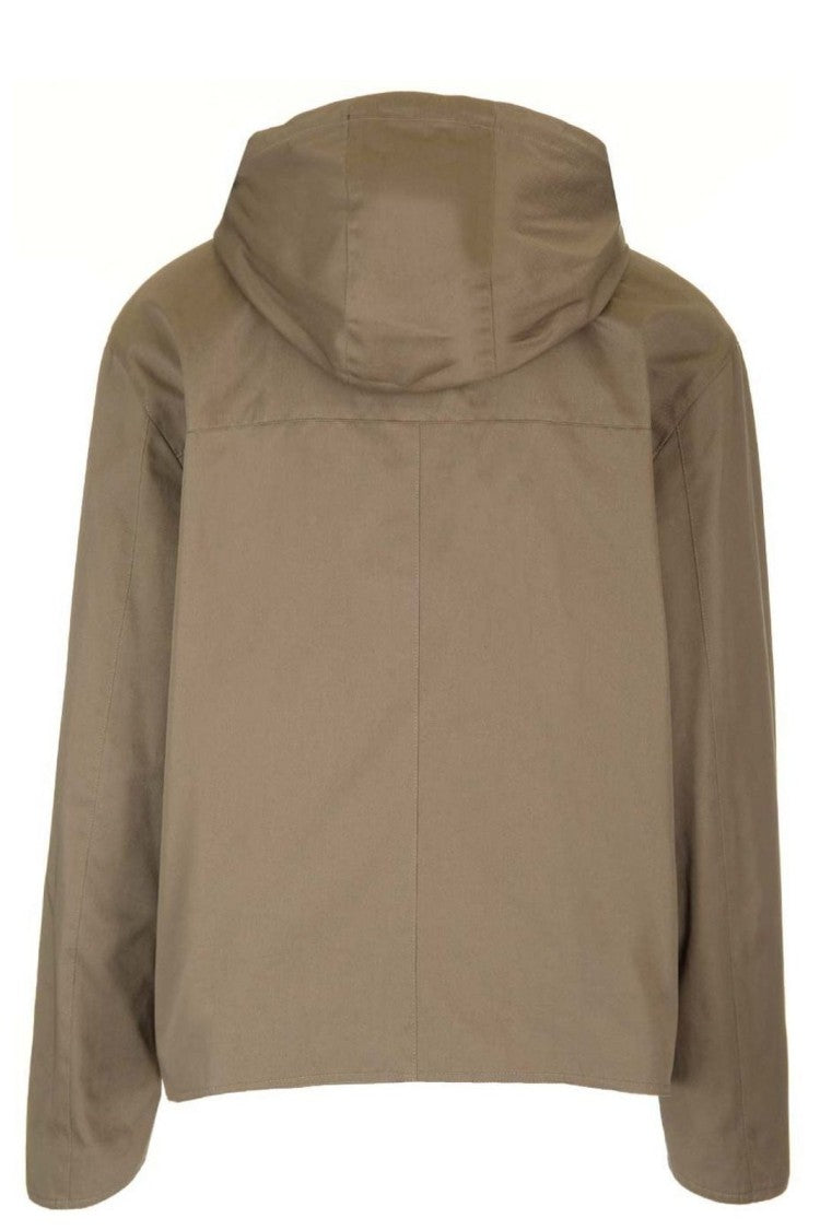 Loewe Cropped Jacket With Front Zipper Closure