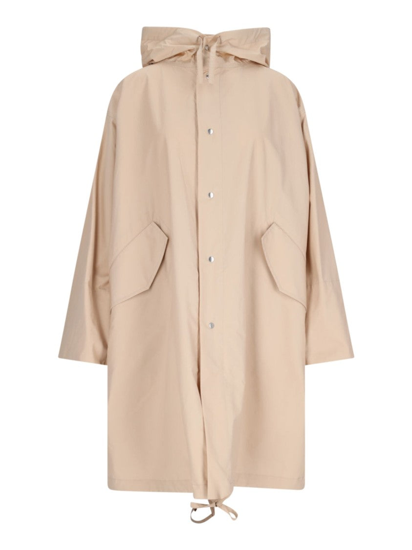 Jil Sander "Logo Retro" Parka - Beige