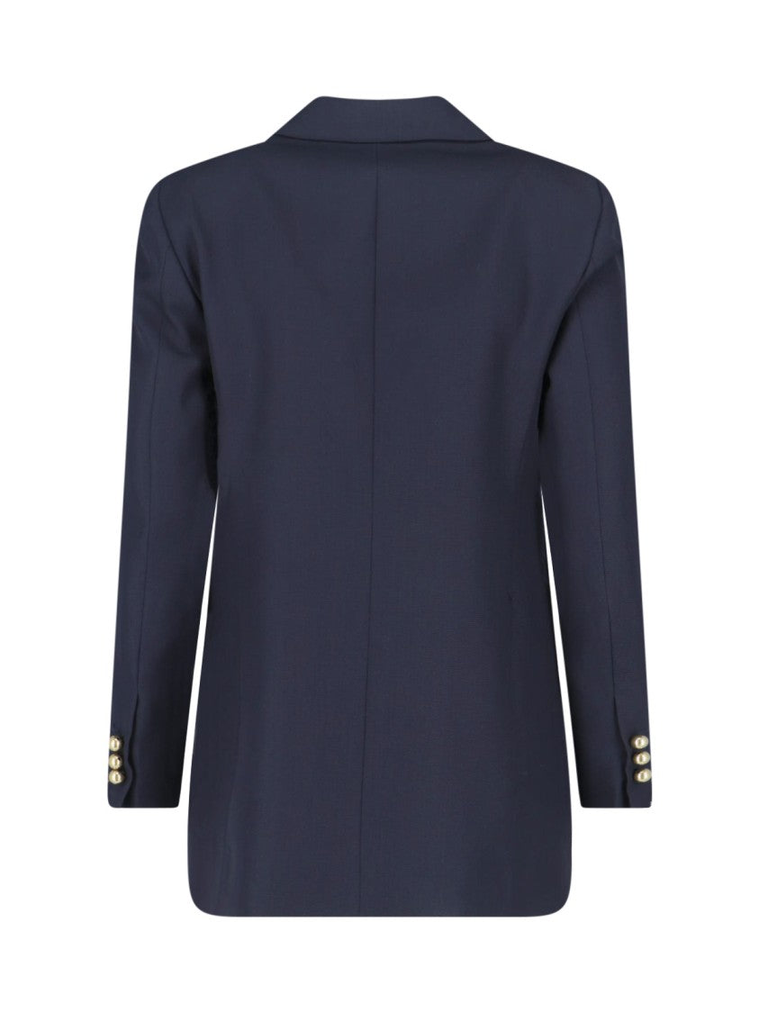 Seafarer Navy Double-Breasted Blazer