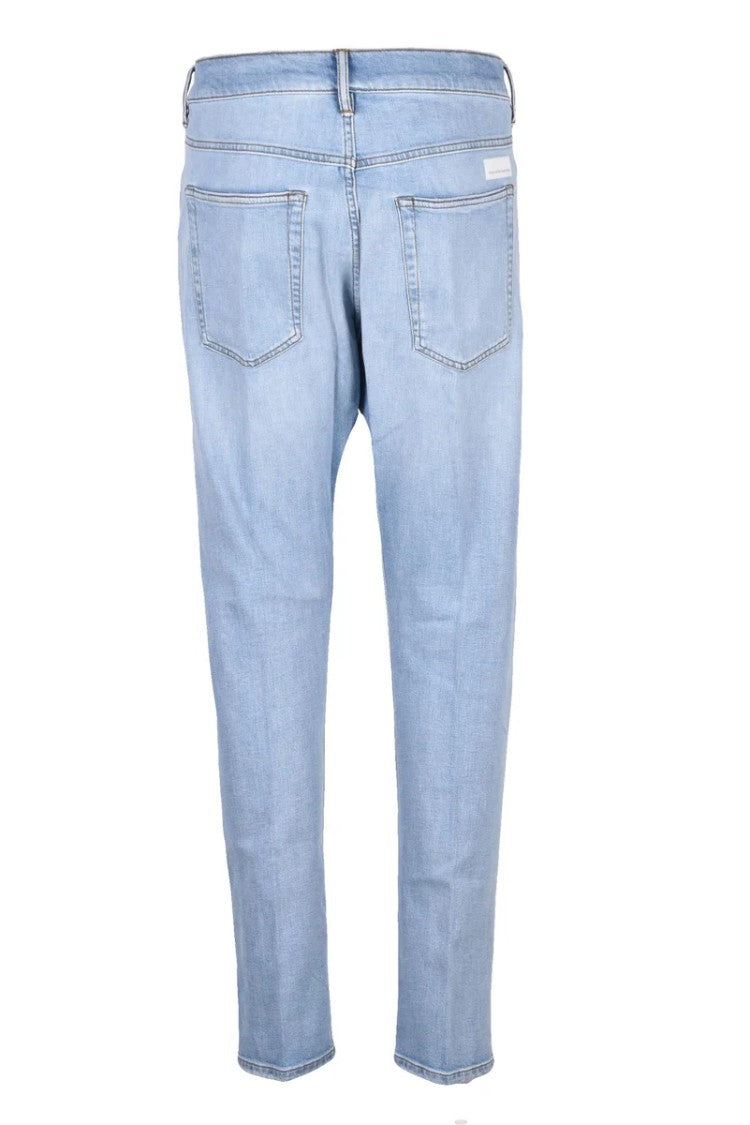Nine In The Morning Rock Skinny Jeans - Light Blue