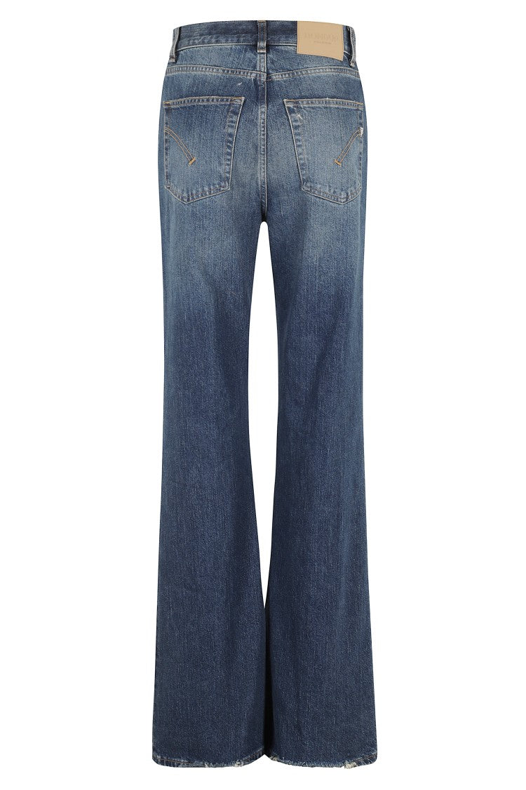 Dondup Wide-Leg Denim Amber Pants