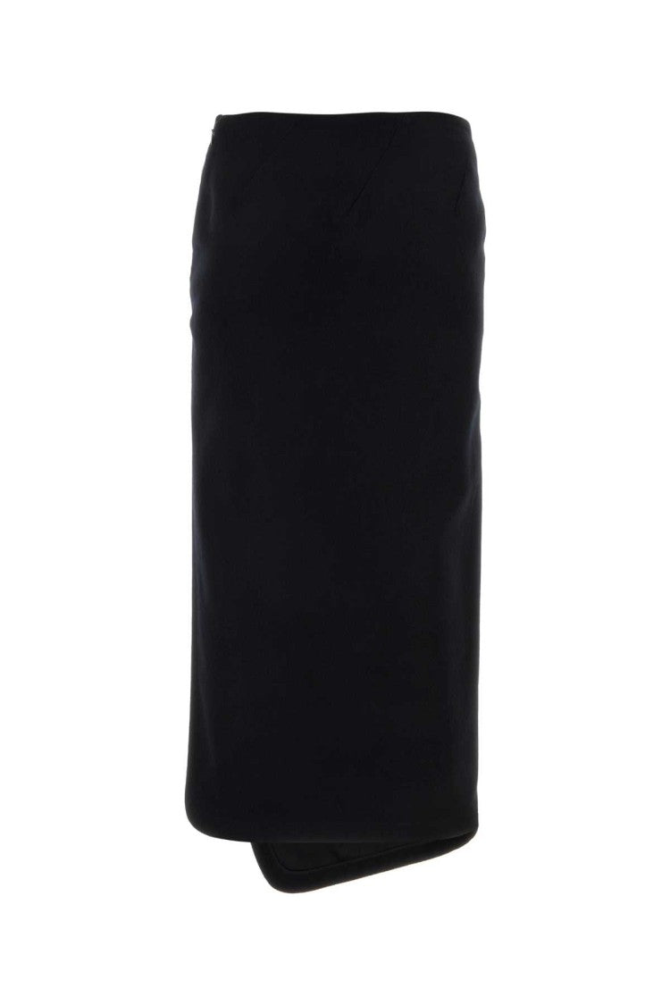 Ann Demeulemeester Black Felt Oline Skirt