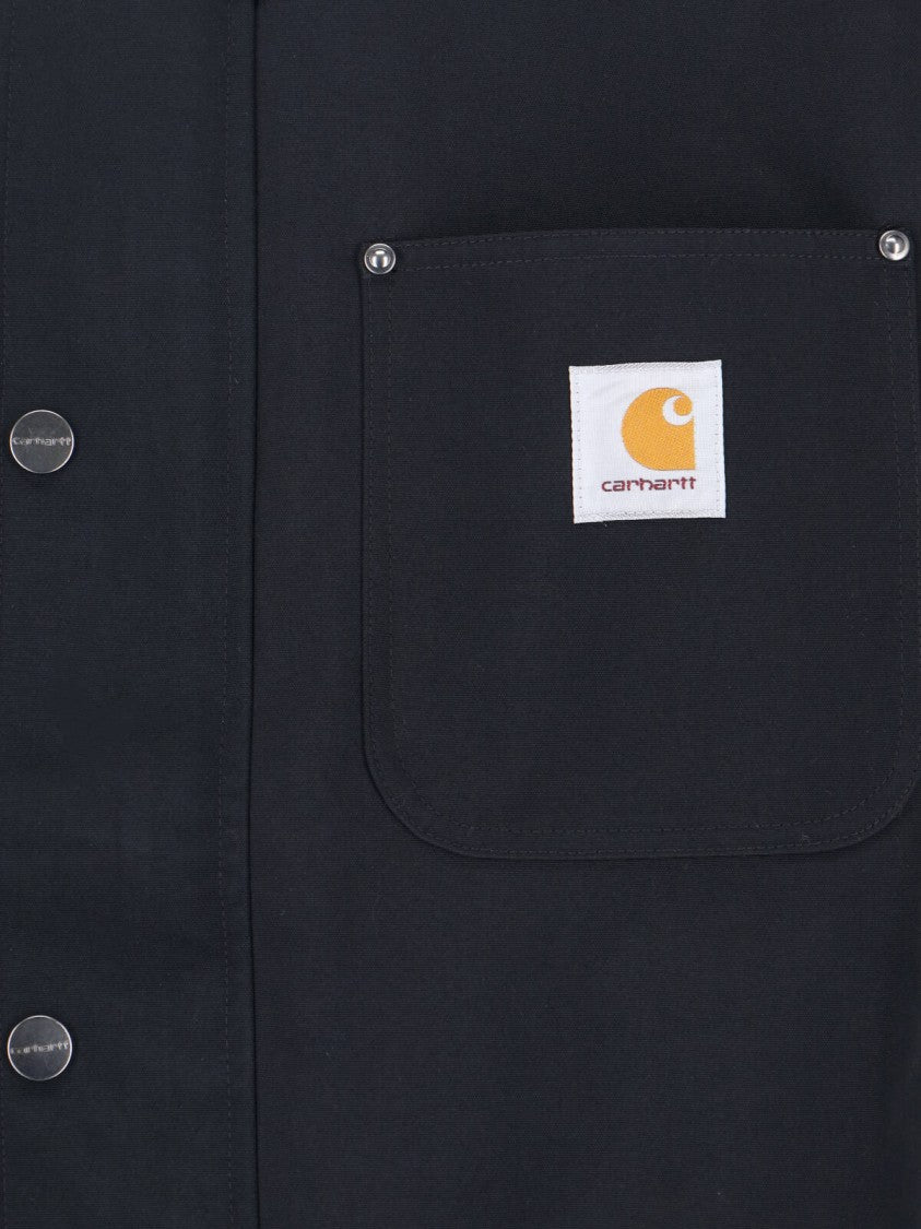 Carhartt Wip Black Clapton Structured Four Pocket Jacket