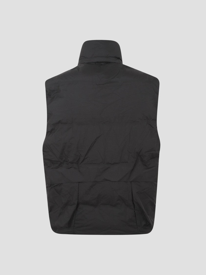 C.P. Company Sleeveless Padded Vest With High Collar