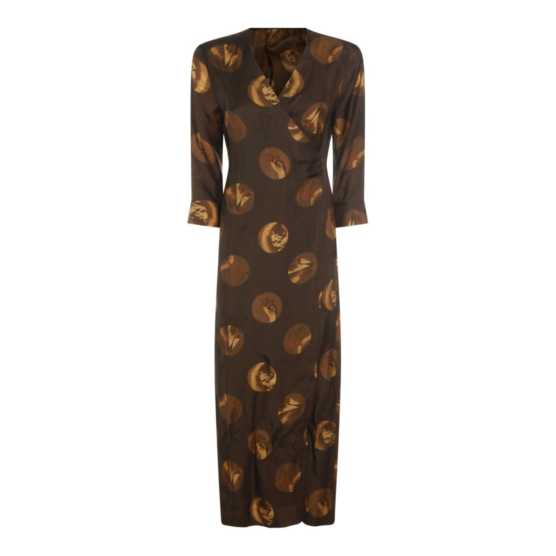 Uma Wang Brown Viscose Dress