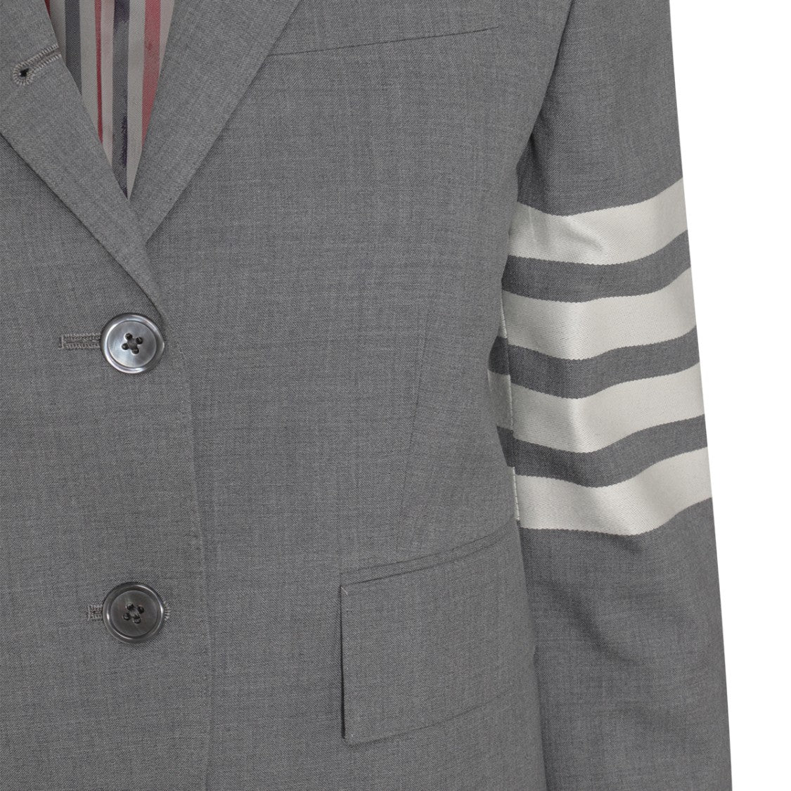 Thom Browne Grey Wool Blazer