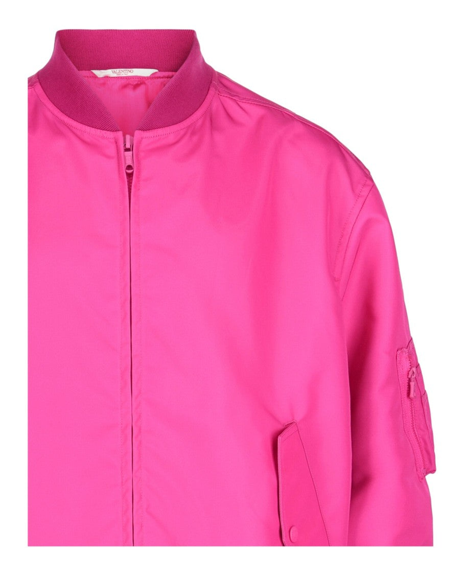 Valentino Nylon Bomber Jacket