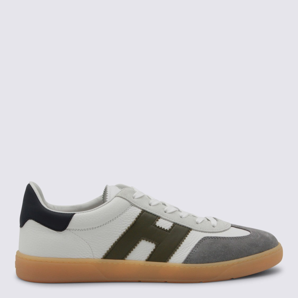 Hogan White Leather Sneakers