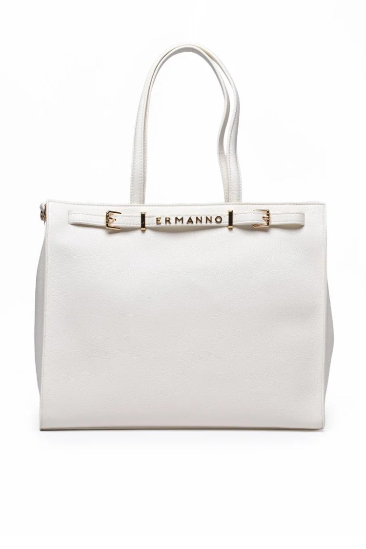 Ermanno Firenze Tote True - White