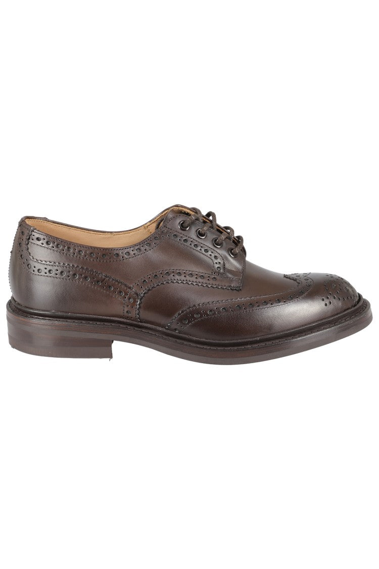 Tricker's Bourton Derby Shoes With Intricate Perforated Detailing