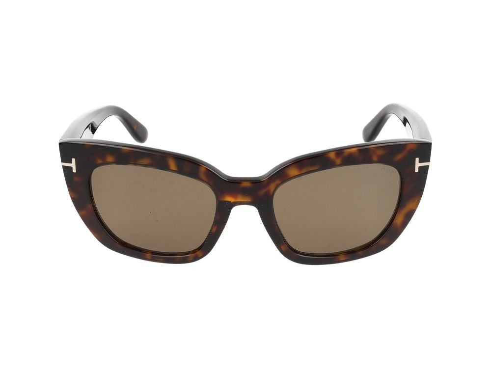 Tom Ford Tortoiseshell Oversized Cat-Eye Sunglasses
