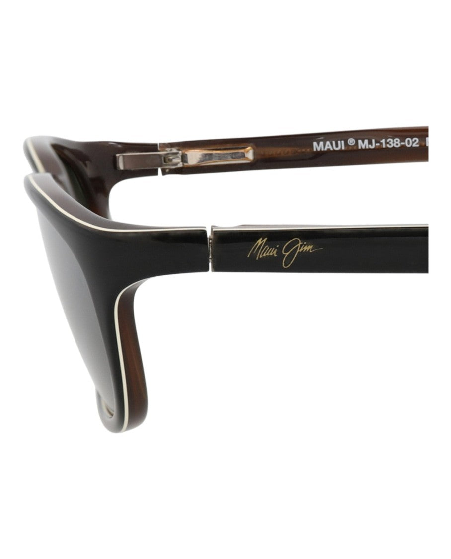 Maui Jim Square-Frame Acetate Sunglasses