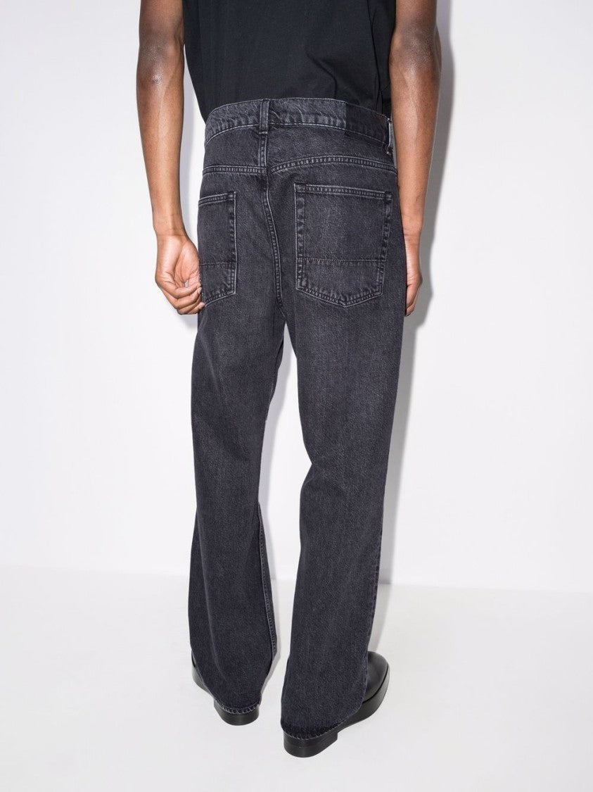 Our Legacy Relaxed Wide-Leg Five-Pocket Jeans