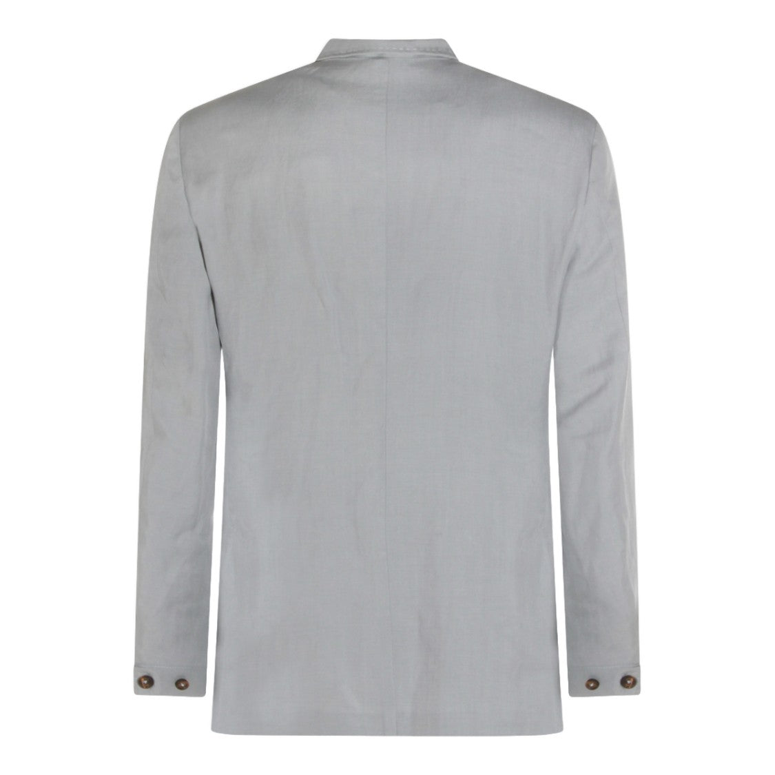 Eleventy Tailored Light Grey Jacket With Notched Lapel