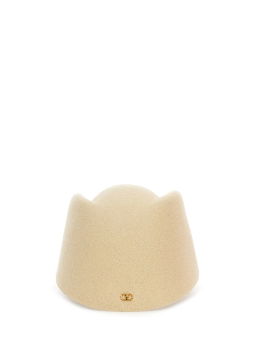 Valentino Garavani "Vlogo Signature" Wool Hat