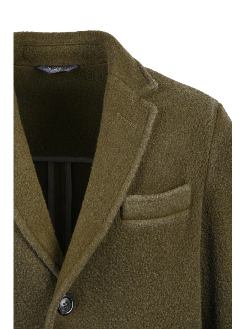 Circolo 1901 Military Green Virgin Wool-Blend Coat
