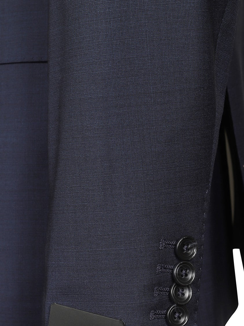 Tagliatore Dark Blue Single Breasted Suit