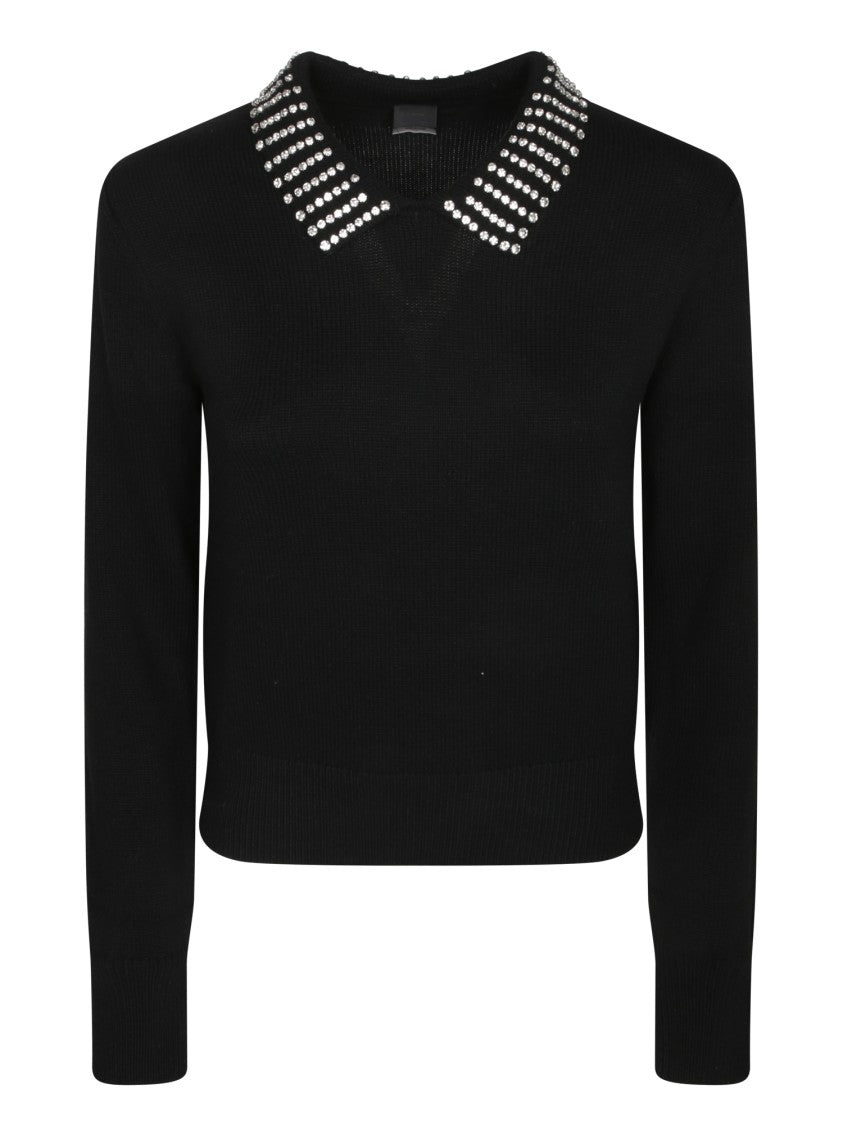 Pinko Black Polo Sweater