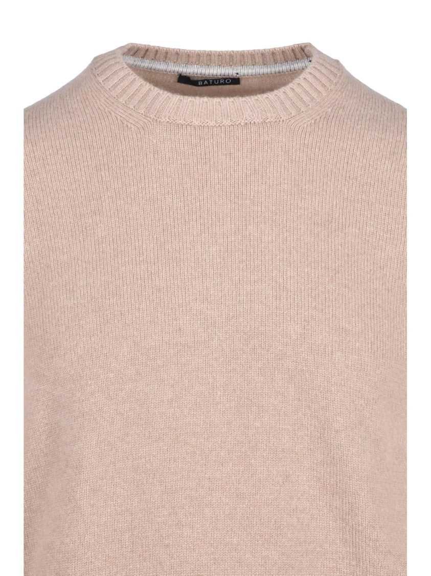 Baturo Beige Cashmere Sweater
