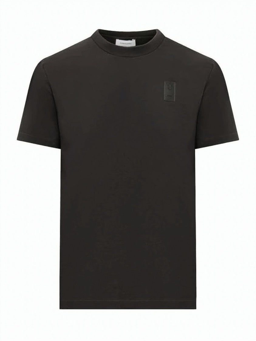 Salvatore Ferragamo Minimalist Crew Neck T-Shirt With Subtle Logo Detail